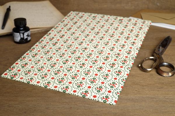 High-quality clipboard for presentations, green and red